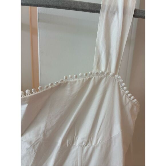 NWT Anthropologie x English Factory - Poplin Heart Embroidery White Midi Dress, - Picture 10 of 13